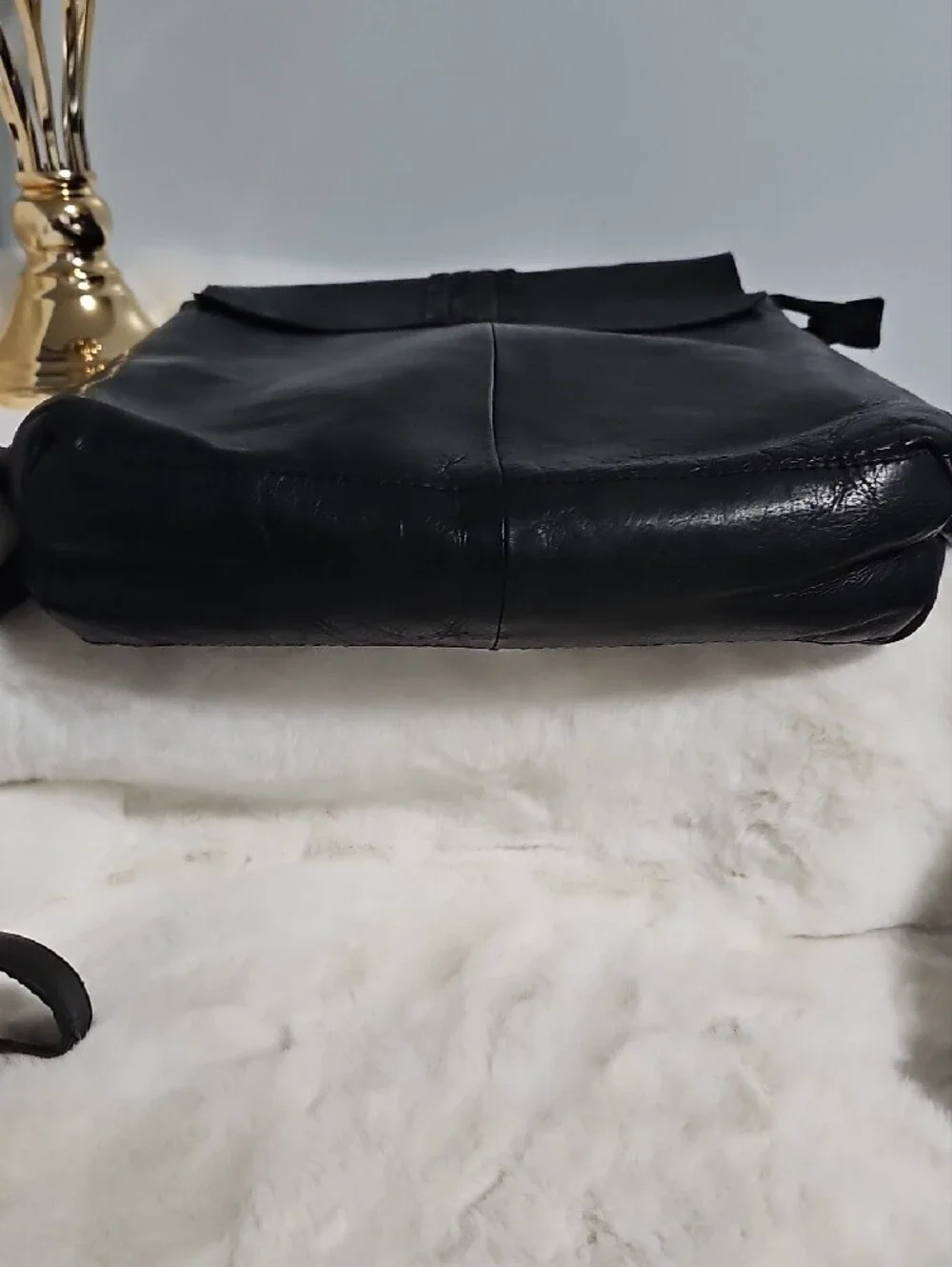 Vilenca Holland Black Leather Women’s Backpack